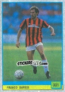 Sticker Franco Baresi - Il Grande Calcio 1990 n. 331 - Vallardi