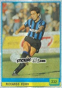Cromo Riccardo Ferri - Il Grande Calcio 1990 n. 332 - Vallardi