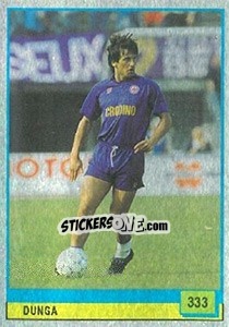 Sticker Dunga - Il Grande Calcio 1990 n. 333 - Vallardi