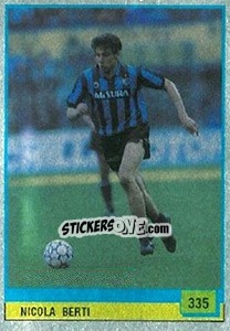 Sticker Nicola Berti - Il Grande Calcio 1990 - Vallardi