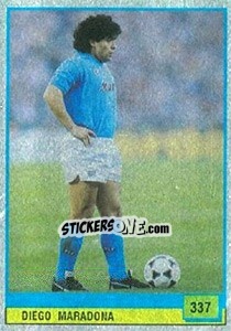 Cromo Diego Maradona - Il Grande Calcio 1990 - Vallardi