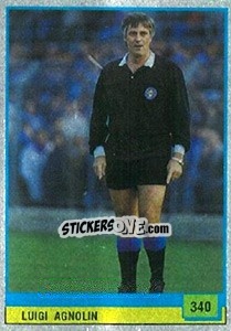 Sticker Luigi Agnolin - Il Grande Calcio 1990 n. 340 - Vallardi