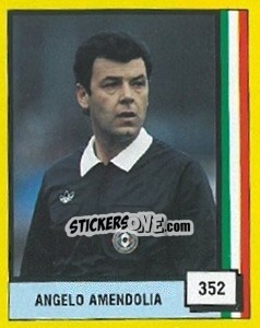 Sticker Angelo Amendolia - Il Grande Calcio 1990 n. 352 - Vallardi
