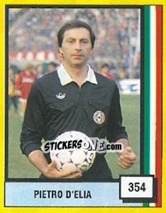 Sticker Pietro D'Elia - Il Grande Calcio 1990 n. 354 - Vallardi