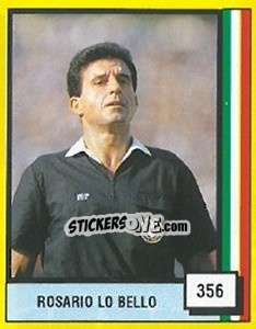 Figurina Rosario Lo Bello - Il Grande Calcio 1990 - Vallardi