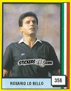 Sticker Rosario Lo Bello - Il Grande Calcio 1990 n. 356 - Vallardi