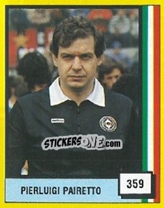 Sticker Pierluigi Pairetto - Il Grande Calcio 1990 - Vallardi