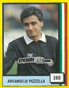 Sticker Arcangelo Pezzella - Il Grande Calcio 1990 - Vallardi