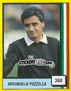 Sticker Arcangelo Pezzella - Il Grande Calcio 1990 n. 360 - Vallardi