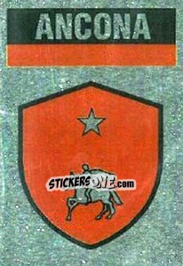 Sticker Scudetto Ancona - Il Grande Calcio 1990 - Vallardi