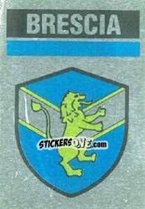 Sticker Scudetto Brescia - Il Grande Calcio 1990 - Vallardi