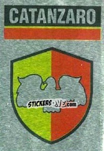 Sticker Scudetto Catanzaro - Il Grande Calcio 1990 n. 366 - Vallardi