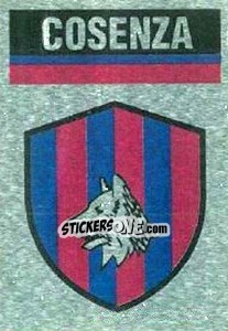 Sticker Scudetto Cosenza - Il Grande Calcio 1990 - Vallardi