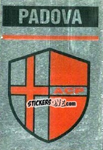 Sticker Scudetto Padova - Il Grande Calcio 1990 n. 373 - Vallardi