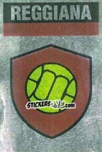 Sticker Scudetto Reggiana - Il Grande Calcio 1990 n. 377 - Vallardi