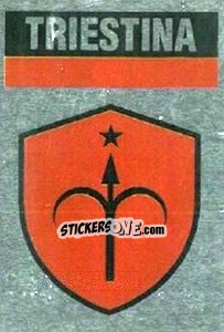 Sticker Scudetto Triestina - Il Grande Calcio 1990 - Vallardi