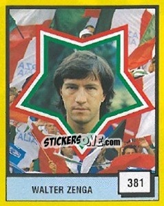 Sticker Walter Zenga - Il Grande Calcio 1990 n. 381 - Vallardi