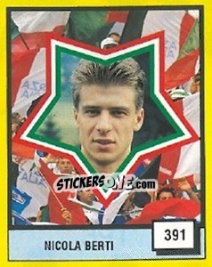 Sticker Nicola Berti - Il Grande Calcio 1990 n. 391 - Vallardi