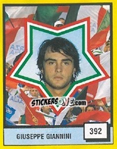 Sticker Giuseppe Giannini - Il Grande Calcio 1990 n. 392 - Vallardi