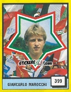 Sticker Giancarlo Marocchi - Il Grande Calcio 1990 n. 399 - Vallardi