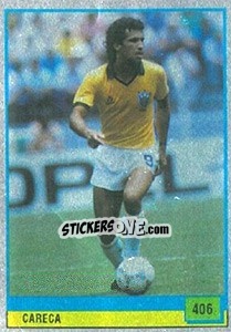 Sticker Careca - Il Grande Calcio 1990 n. 406 - Vallardi