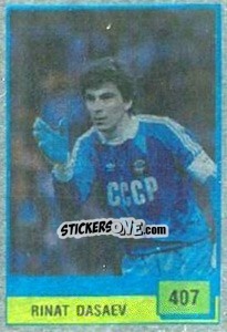 Sticker Rinat Dasaev - Il Grande Calcio 1990 n. 407 - Vallardi