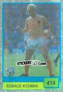 Sticker Ronald Koeman - Il Grande Calcio 1990 - Vallardi