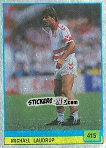 Sticker Michael Laudrup - Il Grande Calcio 1990 - Vallardi