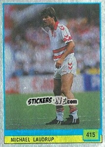 Sticker Michael Laudrup - Il Grande Calcio 1990 n. 415 - Vallardi