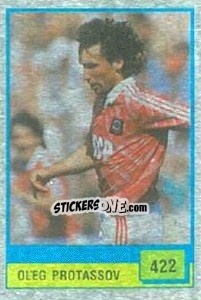 Sticker Oleg Protasov - Il Grande Calcio 1990 - Vallardi