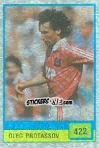 Sticker Oleg Protasov - Il Grande Calcio 1990 n. 422 - Vallardi