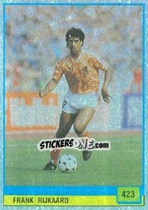 Sticker Frank Rijkaard - Il Grande Calcio 1990 n. 423 - Vallardi