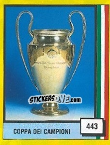 Sticker Coppa del Campioni - Il Grande Calcio 1990 - Vallardi