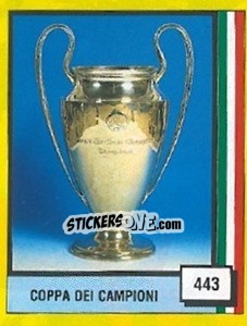 Sticker Coppa del Campioni - Il Grande Calcio 1990 n. 443 - Vallardi