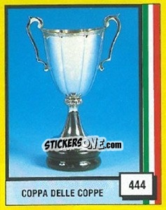Sticker Coppa delle Coppe - Il Grande Calcio 1990 n. 444 - Vallardi