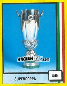 Sticker Supercoppa - Il Grande Calcio 1990 n. 445 - Vallardi