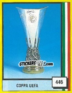 Figurina Coppa UEFA - Il Grande Calcio 1990 - Vallardi