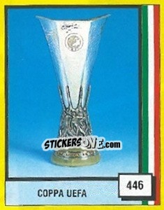 Sticker Coppa UEFA - Il Grande Calcio 1990 n. 446 - Vallardi