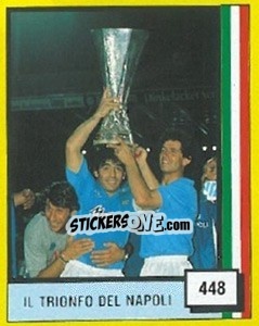 Sticker Il Trionfo del Napoli - Il Grande Calcio 1990 - Vallardi