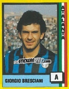 Sticker Giorgio Bresciani - Il Grande Calcio 1990 n. A - Vallardi