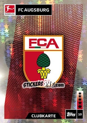 Sticker Clubkarte - German Fussball Bundesliga 2018-2019. Match Attax - Topps