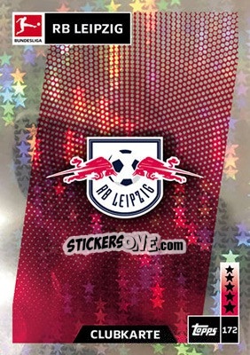 Sticker Clubkarte - German Fussball Bundesliga 2018-2019. Match Attax n. 172 - Topps