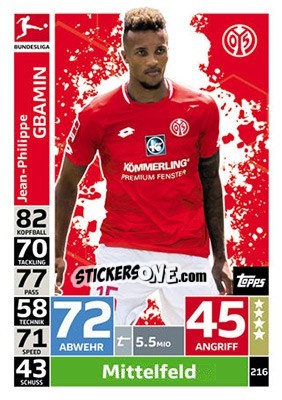 Sticker Jean-Philippe Gbamin