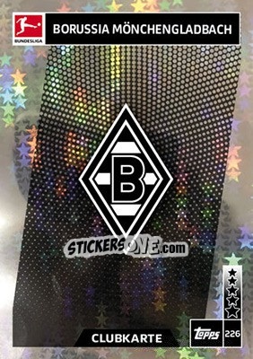 Sticker Clubkarte - German Fussball Bundesliga 2018-2019. Match Attax n. 226 - Topps