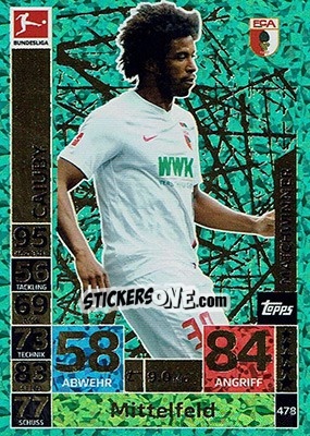 Cromo Caiuby - German Fussball Bundesliga 2018-2019. Match Attax - Topps