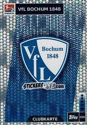 Sticker Klub / Verein / Team - German Fussball Bundesliga 2018-2019. Match Attax n. 505 - Topps