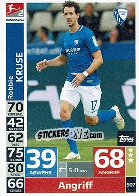 Sticker Robbie Kruse - German Fussball Bundesliga 2018-2019. Match Attax - Topps