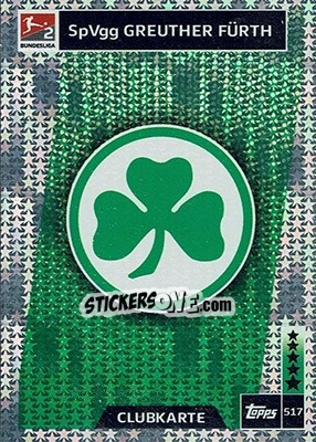 Sticker Klub / Verein / Team - German Fussball Bundesliga 2018-2019. Match Attax n. 517 - Topps
