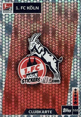 Sticker Klub / Verein / Team - German Fussball Bundesliga 2018-2019. Match Attax n. 532 - Topps