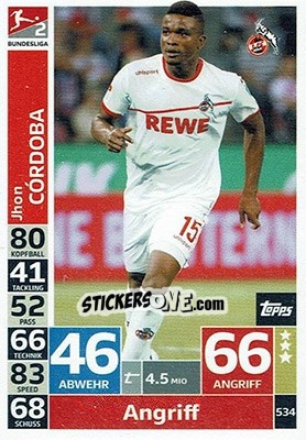 Sticker Jhon Cordoba